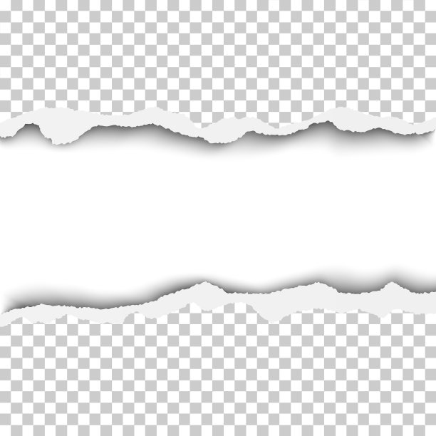 在纸上撕破边缘的水平巷图片下载