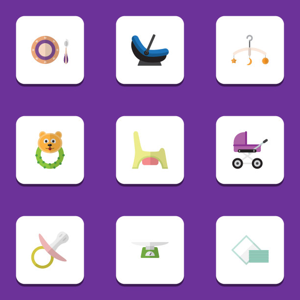 平板儿童一套婴儿车儿童秤移动图片下载