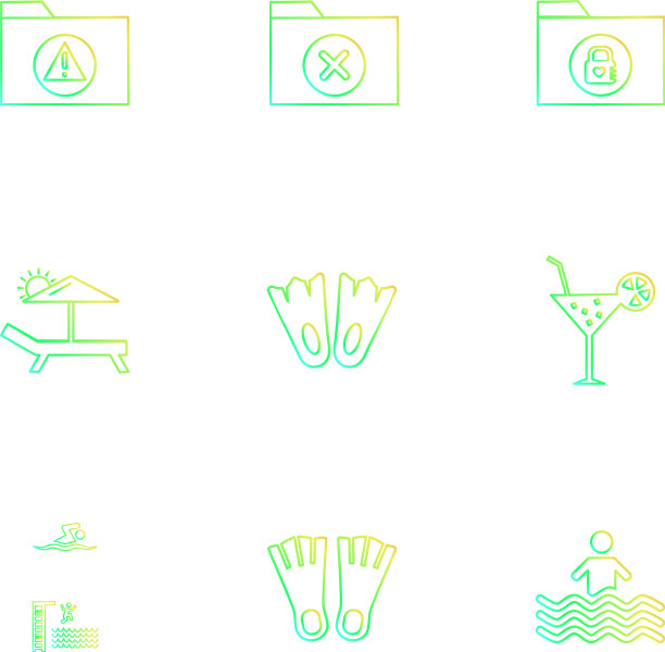 文件文件夹全球世界星星eps图标集图片下载