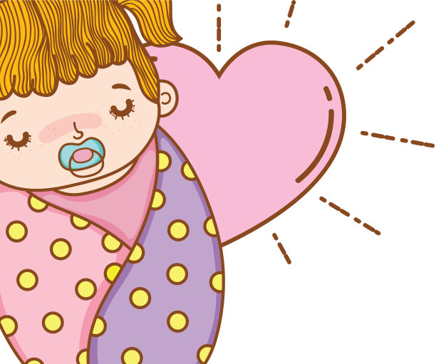 可爱的宝宝卡通图片下载