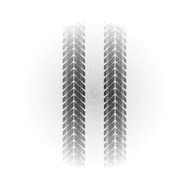 径向梯度点轮胎轨迹图片下载