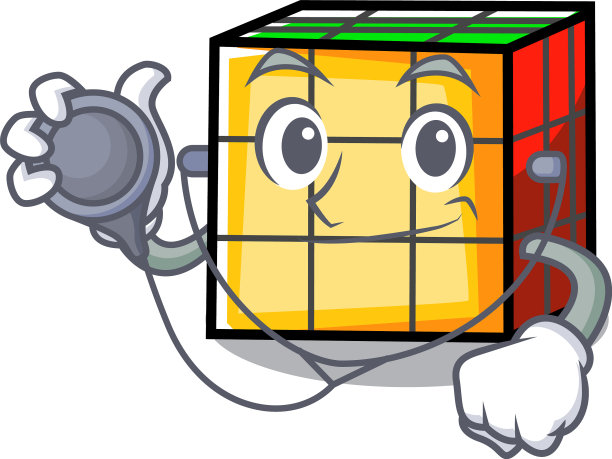 魔方博士卡通人物图片下载