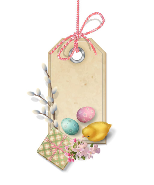 复活节快乐标签图片下载
