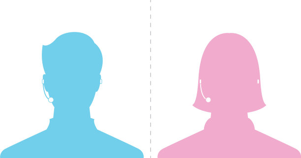 头像头像剪影呼叫中心男性图片下载