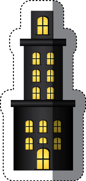 有几层的贴纸公寓住宅图片下载