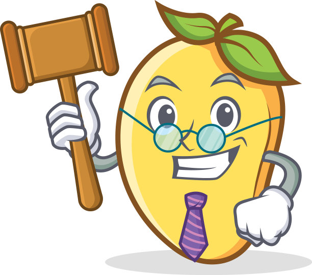 评委芒果人物卡通吉祥物图片下载