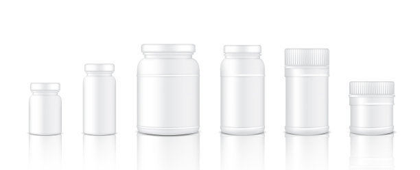 模拟现实的塑料包装产品罐图片下载