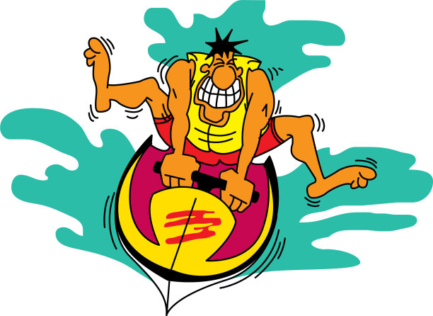 水上摩托上的人在海里图片下载