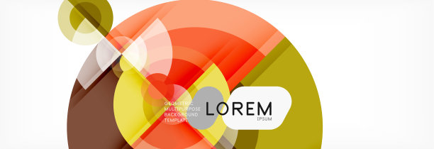 抽象背景-多色圈时尚图片下载