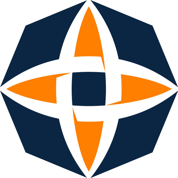 链条连接标志设计模板图片下载