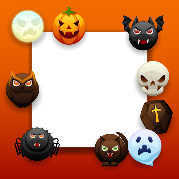 万圣节快乐贺卡图片下载