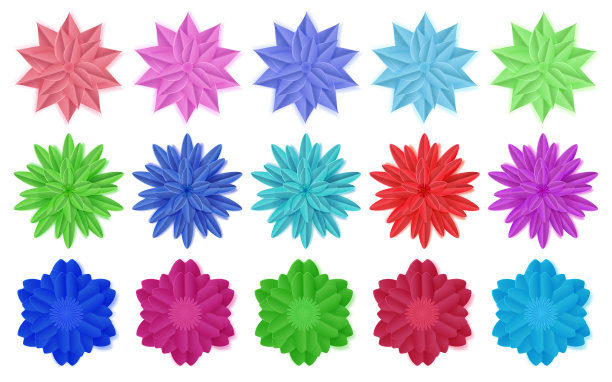 纸花套装图片下载