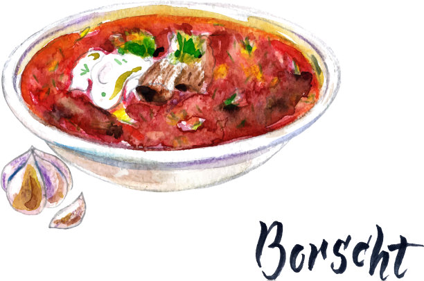 乌克兰甜菜根汤图片下载