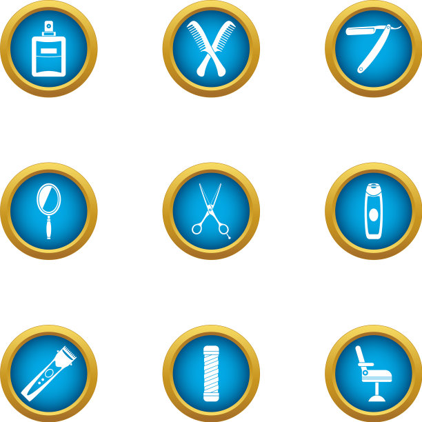 Mow图标设置平面风格图片下载