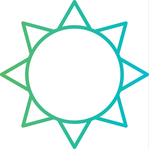 将太阳元素线到阳光射线图片下载