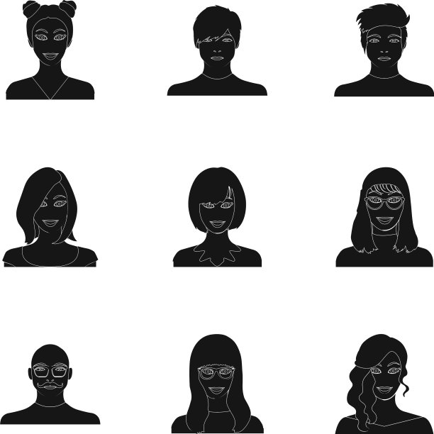 那个戴眼镜的女孩的样子，一个带着图片下载