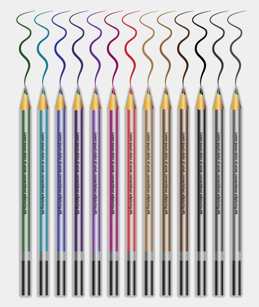 化妆品设置孤立的灰色背景图片下载