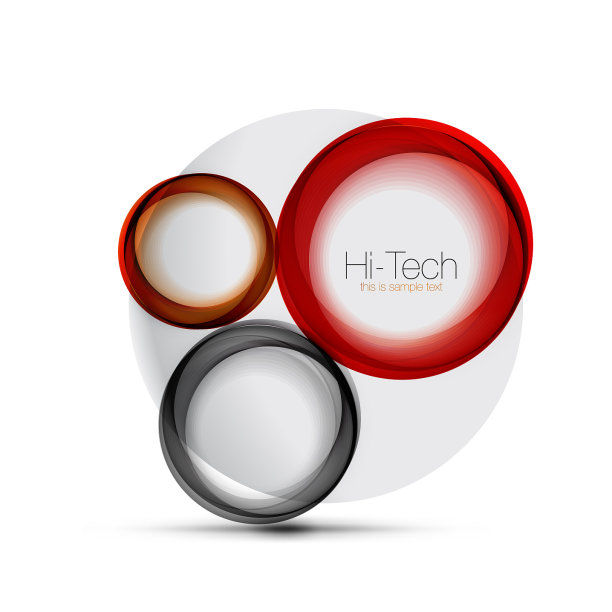 圆网页布局-数字技术球-网页图片下载