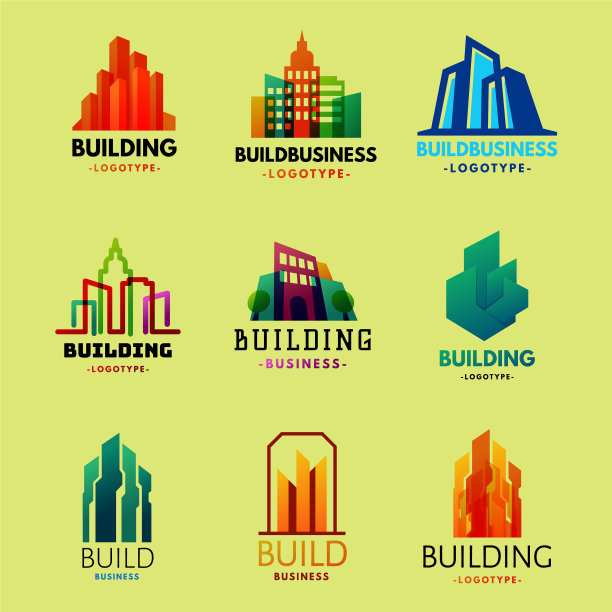 摩天大楼标志着写字楼城市图片下载