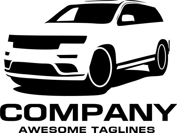 汽车轮廓标志图片下载