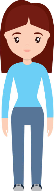 卡通女人图标图片下载