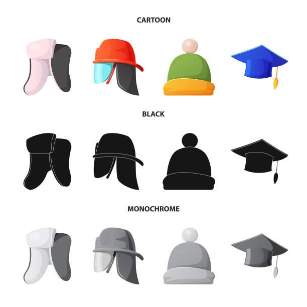 帽子的设计和帽子的标志套图片下载