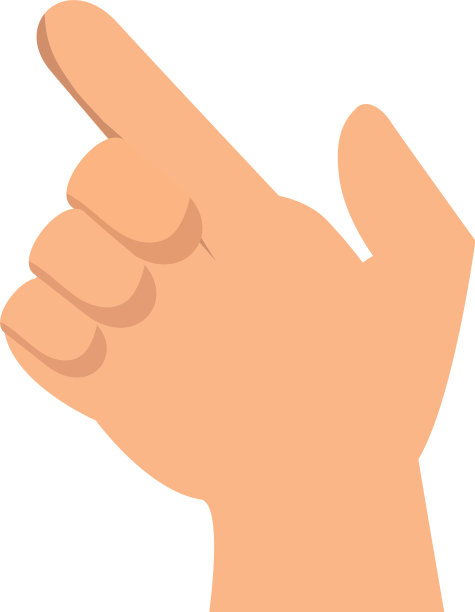 手人类孤立图标图片下载