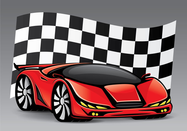 红色的赛车图片下载