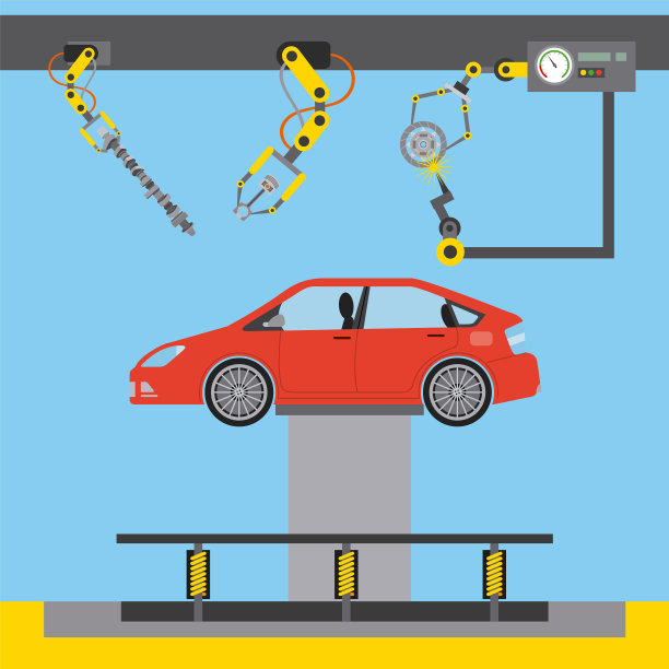 汽车工业用车平台液压图片下载