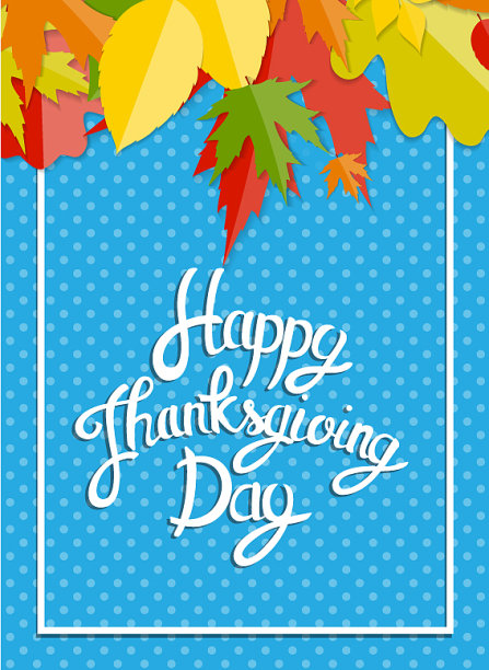 快乐的感恩节背景与闪亮图片下载