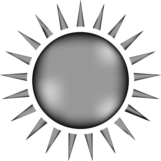 太阳标志图标图片下载