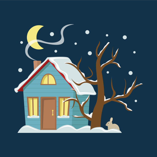 冬季山地景观背景平坦图片下载