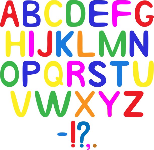 英语字母表图片下载