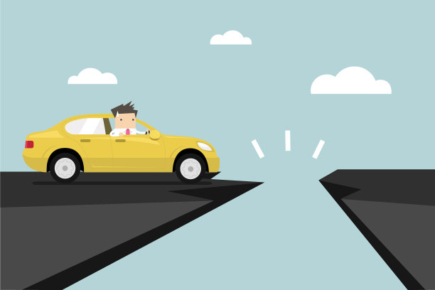 商人的车与山路的缺口图片下载