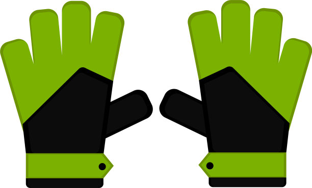 孤立守门员手套图标图片下载