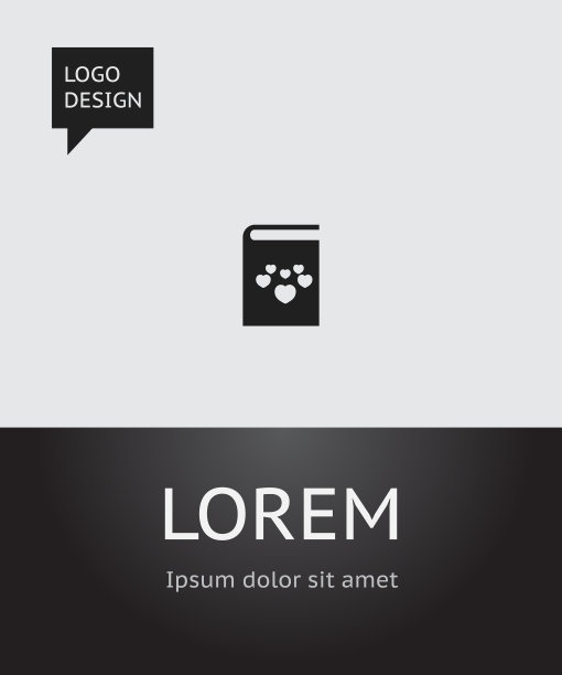 书图标上的心符号图片下载