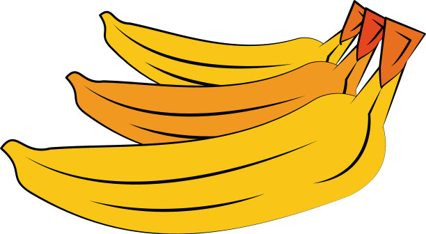 香蕉水果图标形象图片下载