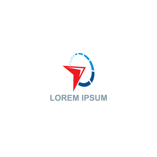 箭头光标导航技术Logo图片下载