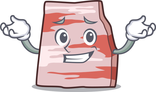 咧嘴笑猪油的卡通人物图片下载