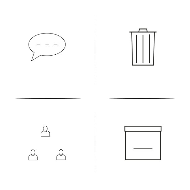 界面简单的线性图标设置概述图标图片下载