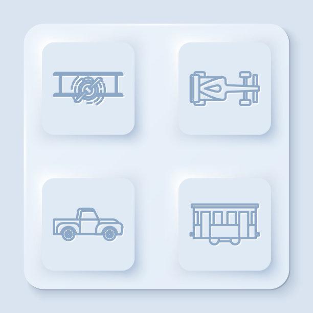 集线老式复古飞机方程式赛车图片下载