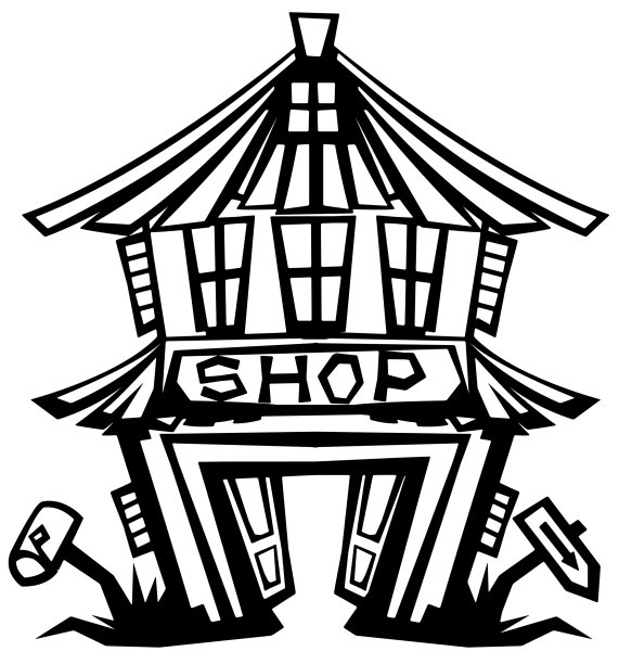 亚洲商店模板图片下载