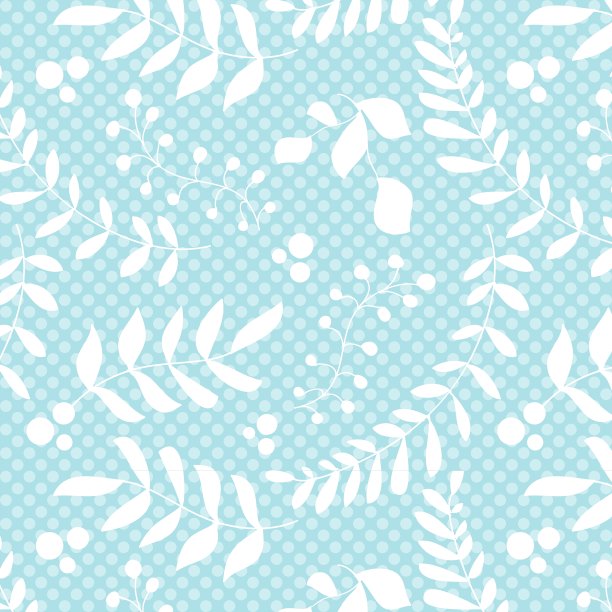 无缝图案与抽象手绘花图片下载