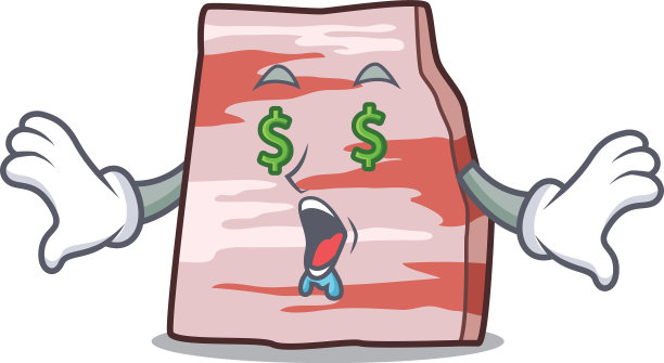 钱眼猪油吉祥物卡通图片下载