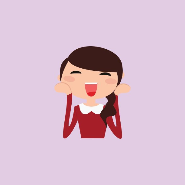 女孩的表情的脸图片下载