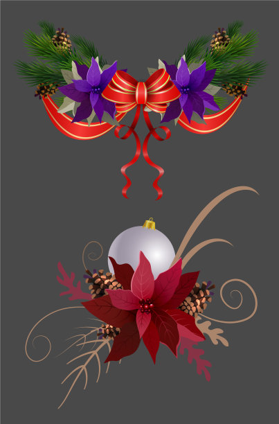 圣诞装饰组图片下载