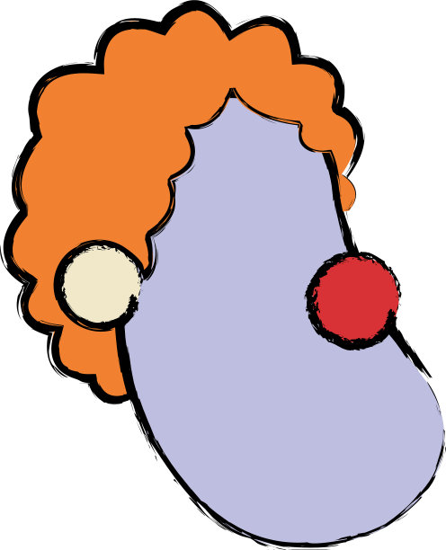 节日游乐场小丑表演图片下载