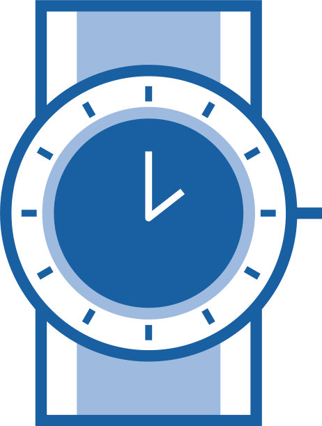 运动腕表线图标图片下载