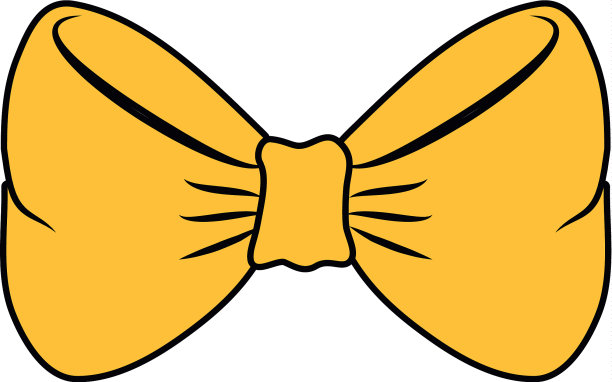 装饰蝴蝶结孤立图片下载