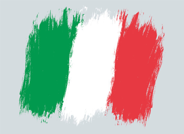 复古意大利国旗画意大利国旗图片下载